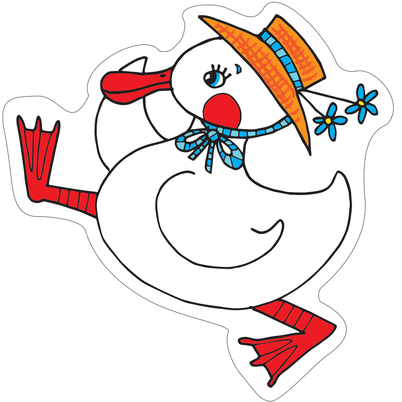 Dekorativní obrázek - kachna